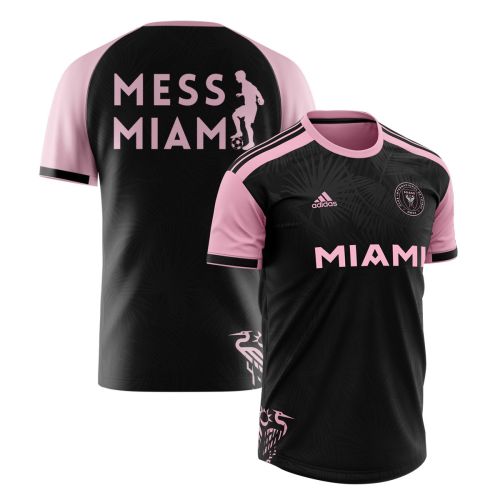 Lionel Messi 10 The Magic of Inter Miami FC 2023 Men Jersey - Saintetixx Concept, Black/Pink