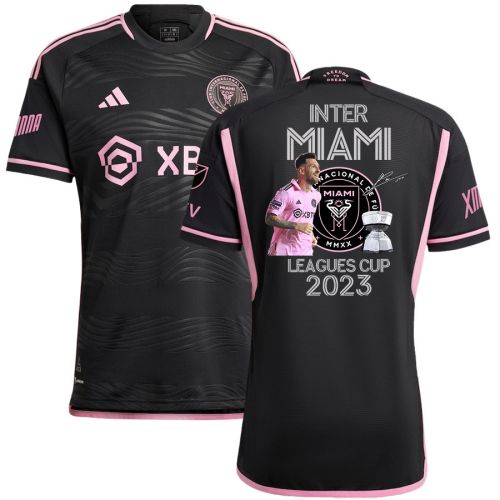 Lionel Messi 10 Inspires Inter Miami's Championship Leagues Cup 2023 Black Jersey - Men, Player Version