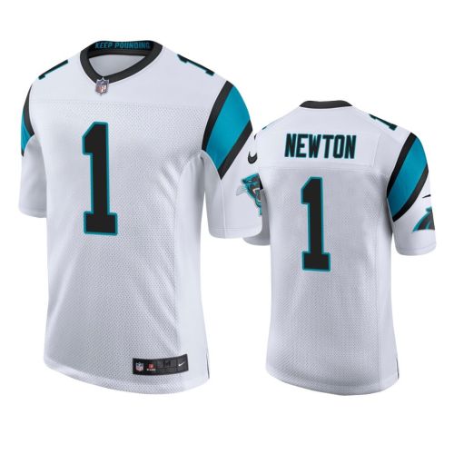 Carolina Panthers Cam Newton 1 White Vapor Limited Jersey