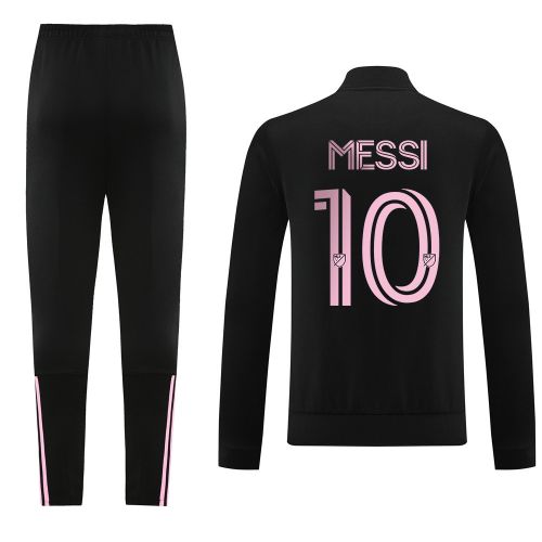 Lionel Messi 10 Inter Miami FC 2023/24 Training Anthem Jacket Tracksuit - Black