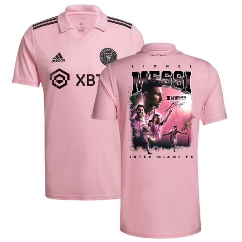 Lionel Messi 10 Leads Inter Miami to Leagues Cup Glory 2023 Pink Jersey - Men, Player Version