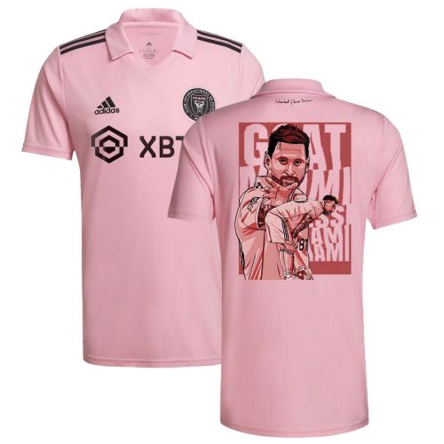 Lionel Messi 10 Inter Miami Capture Leagues Cup 2023 Pink Jersey - Men, Player Version