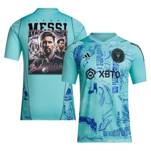 Lionel Messi 10 Inter Miami FC New Home 2023 One Planet Men Jersey - Player Version