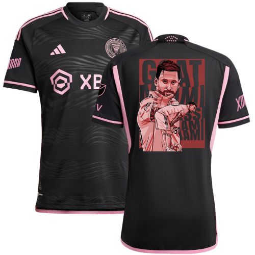 Lionel Messi 10 Inter Miami Capture Leagues Cup 2023 Black Jersey - Men, Player Version