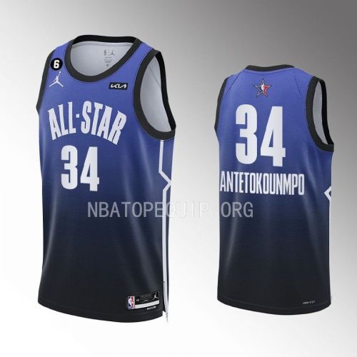 Giannis Antetokounmpo 34 Milwaukee Bucks 2023 NBA All-Star Men Jersey - Orange