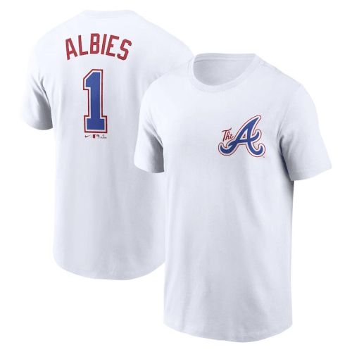 Ozzie Albies 1 Atlanta Braves 2023 City Connect T-Shirt - White