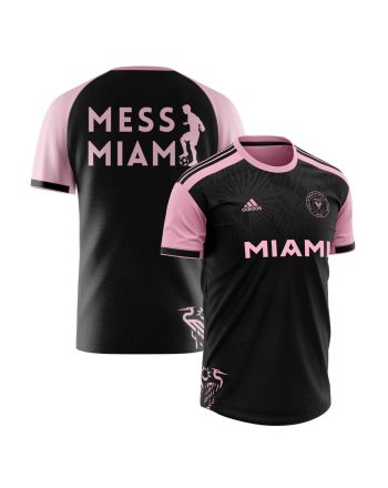 Lionel Messi 10 The Magic of Inter Miami FC 2023 Men Jersey - Saintetixx Concept, Black/Pink