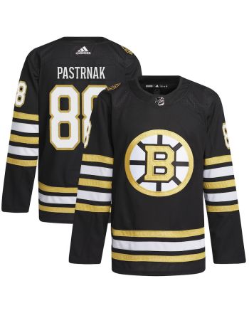 David Pastrnak 88 Boston Bruins Primegreen Men Jersey - Black