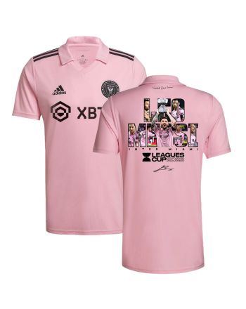 Lionel Messi 10 Inter Miami Masterpiece Of Leagues Cup 2023 Pink Jersey - Men, Player Version