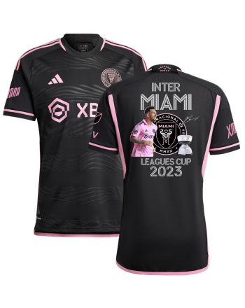 Lionel Messi 10 Inspires Inter Miami's Championship Leagues Cup 2023 Black Jersey - Men, Player Version