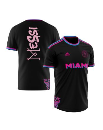 Lionel Messi's Brilliance Inter Miami FC 2023 Men Jersey - Saintetixx Concept, Black