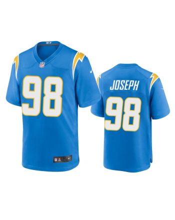 Los Angeles Chargers Linval Joseph 98 Powder Blue Game Jersey