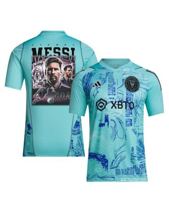 Lionel Messi 10 Inter Miami FC New Home 2023 One Planet Men Jersey - Player Version