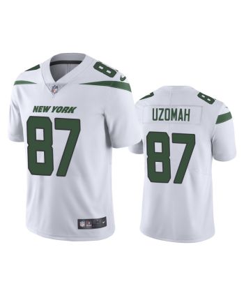 C.J. Uzomah New York Jets White Vapor Limited Jersey