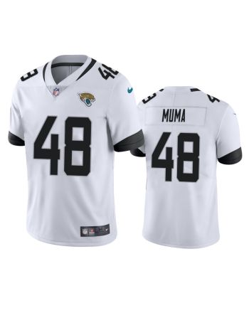 Chad Muma 48 Jacksonville Jaguars White Vapor Limited Jersey