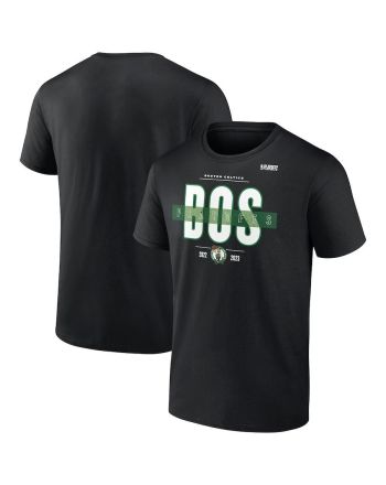 Boston Celtics 2023 NBA Playoffs Jump Ball T-Shirt - Black