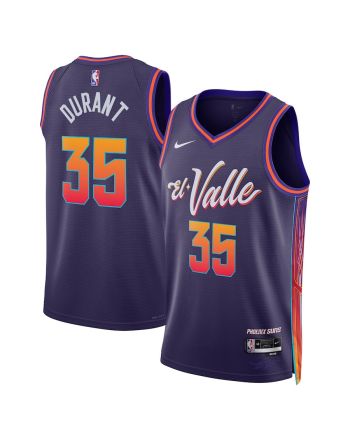 Kevin Durant 35 Phoenix Suns 2023/24 City Edition Swingman Jersey - Purple