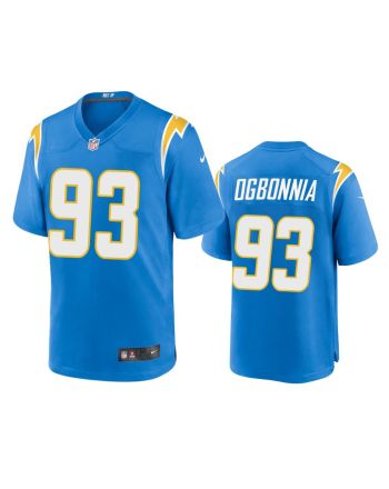 Los Angeles Chargers Otito Ogbonnia 93 Powder Blue Game Jersey