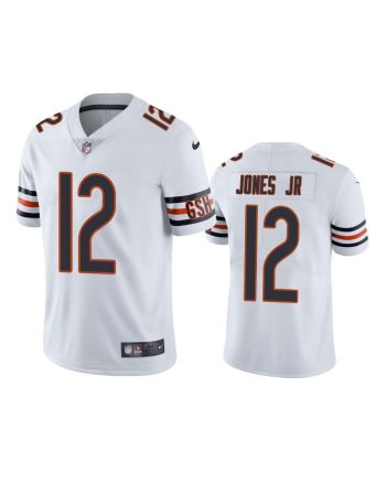 Chicago Bears Velus Jones Jr. 12 White Vapor Limited Jersey