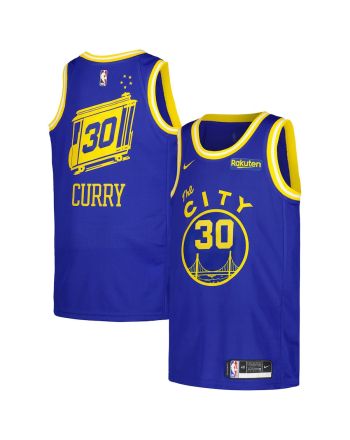 Stephen Curry 30 Golden State Warriors Swingman Men Jersey - Classic Edition - Royal