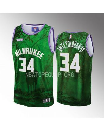 Giannis Antetokounmpo 34 Milwaukee Bucks NBA & KidSuper Studios Unisex Hometown Jersey