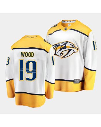 Matvei Michkov #19 Nashville Predators 2023 NHL Draft Away Men Jersey - Yellow/White