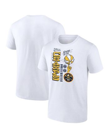 Denver Nuggets 2023 NBA Finals Champions Hometown Originals Review T-Shirt - White