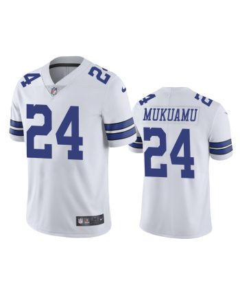 Dallas Cowboys Israel Mukuamu 24 White Vapor Limited Jersey - Men's